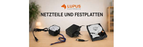 Netzteile und Festplatten