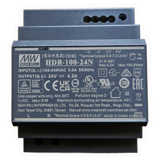 Schaltnetzteil auf Hutschiene, 24 V/DC 4.2A 100.8W