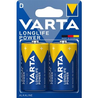 Varta Longlife Power Mono (D) Batterie 2er-Pack