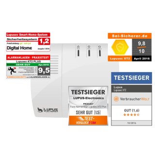 LUPUS XT2 Plus Zentrale 4G Modul inkl. RGB-Lampe inkl. Support