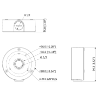 Lupus Montagebox für LE213 - LE149