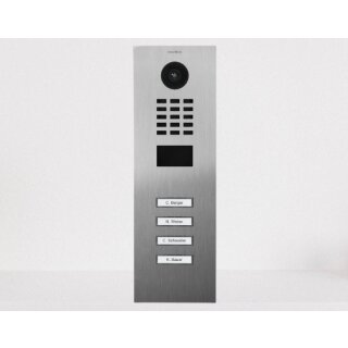 DoorBird IP Video Türstation D2104V 4 Ruftasten
