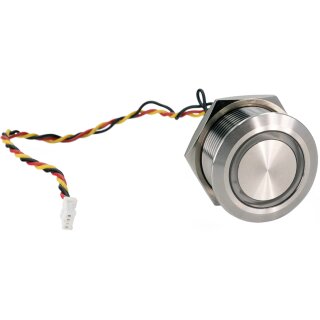 Beleuchteter Edelstahl Button für DoorBird D1101KH Classic Aufputz/Unterputz