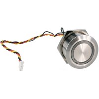 Beleuchteter Edelstahl Button f&uuml;r DoorBird D1101KH Classic Aufputz/Unterputz