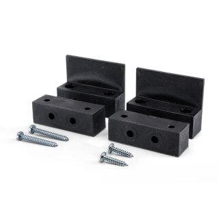 Thitronik Montageadapter für Funk-Magnetkontakte schwarz