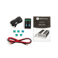 WATTSTUNDE® 1000W / 2000W 12V Sinus Spannungswandler WS12/1000NVS für Lithium Batterien