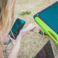 WATTSTUNDE® 200W SolarBuddy Solartasche WS200SB direkt mit USB Anschluss