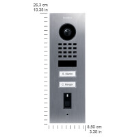 D1102FV Fingerprint 50 Unterputz P Video Türstation