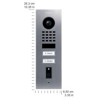 DoorBird D1102FV Fingerprint 50 Unterputz IP Video Türstation