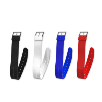 Thitronik NFC Silikonarmband Schwarz Gr. L