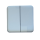 Ajax SideButton (2-gang) vertical white (Cover)