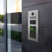 DoorBird D31TDV IP Video T&uuml;rsprechanlage Edelstahl V2A, geb&uuml;rstet