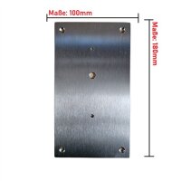 Edelstahl-Montageplatte für Ajax DoorBell