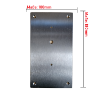 Edelstahl-Montageplatte für Ajax DoorBell