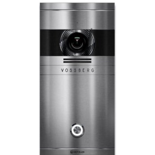 Metzler Colson Video-Türsprechanlage - 1 Klingeltaster; Edelstahl gebürstet