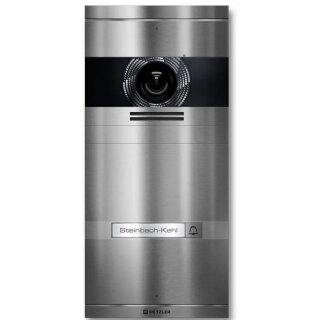 Metzler Neo Video-Türsprechanlage mit austauschbarem Namensschild; Edelstahl; 1 Klingeltaster