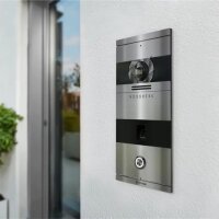 Metzler Niko Video-Türsprechanlage; Fingerprint; 1 Klingeltaster; Edelstahl