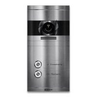 Metzler Colson Video-T&uuml;rsprechanlage - 2 Klingeltaster; Edelstahl geb&uuml;rstet