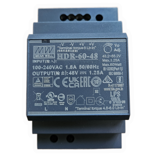 Schaltnetzteil, Hutschiene, 60 W, 48 V, 1,25 A
