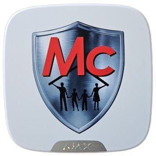 Ajax Mc-Logo Brandplate for StreetSiren white