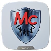 Ajax Mc-Logo Brandplate for StreetSiren white