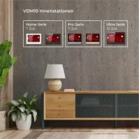 Metzler Intercom Innenstation Home, 7 Zoll Touchscreen, schwarz