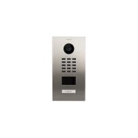 DoorBIrd D2201V IP Video T&uuml;rsprechanlage, 1 Einheit, 1 Ruftaste, Edelstahl V2A, geb&uuml;rstet