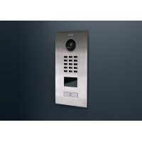 DoorBIrd D2201V IP Video Türsprechanlage, 1 Einheit, 1 Ruftaste, Edelstahl V2A, gebürstet