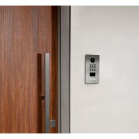 DoorBIrd D2201V IP Video Türsprechanlage, 1 Einheit, 1 Ruftaste, Edelstahl V2A, gebürstet