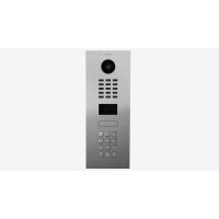 DoorBird IP Video T&uuml;rsprechanlage ; 1 Einheit, 1 Ruftaste. Edelstahl V2A, geb&uuml;rstet