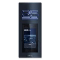 RAL 7016 Anthrazit | Metzler SDM10H T&uuml;rsprechanlage mit Kamera | Gesichtserkennung | Touch-Display | Hausnummer beleuchtet | Live-HD-Video | Ein- und Mehrfamilien