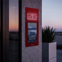 Metzler SDM10H Türsprechanlage mit Kamera | Gesichtserkennung | Touch-Display | Hausnummer beleuchtet | Live-HD-Video | Ein- und Mehrfamilien | Konfiguration