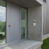 Metzler Colson Video-Türsprechanlage - 1 Klingeltaster; RAL 9007 Graualuminium