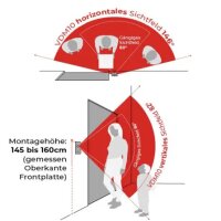 Metzler Kian VDM10 2.0 Video-Türsprechanlage | 1 Klingeltaster | RAL 7016 Anthrazitgrau