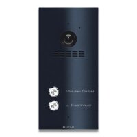 Metzler Kian VDM10 2.0 Video-Türsprechanlage | 2 Klingeltaster | RAL 7016 Anthrazitgrau