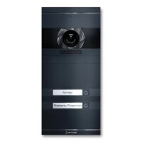Metzler Neo VDM10 2.0 Video-T&uuml;rsprechanlage mit austauschbarem Namensschild | 2 Klingeltaster | RAL 7016 Anthrazit