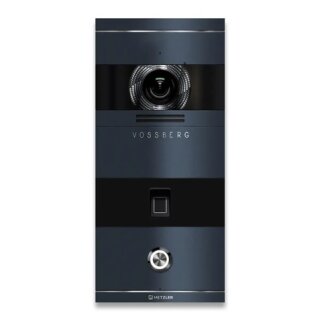 Metzler Niko Video-Türsprechanlage; Fingerprint; 1 Klingeltaster; RAL 7016 Anthrazit