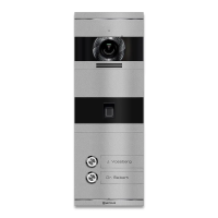 Metzler Niko Video-Türsprechanlage; Fingerprint; 2 Klingeltaster; RAL 9007 Graualuminium