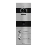 Metzler Niko | VDM10 2.0 Video-Türsprechanlage | mit Fingerprint | 3 Klingeltaster | RAL 9007 Graualuminium