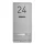 Metzler Kai -ADM10 Audio-Türsprechanlage, 1 Klingeltaster, RAL 9007 Graualuminium