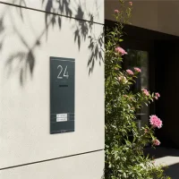 Metzler Kai -ADM10 Audio-Türsprechanlage, 2 Klingeltaster, RAL 7016 Anthrazit