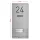 Metzler Kai -ADM10 Audio-Türsprechanlage, 2 Klingeltaster, RAL 9007 Graualuminium