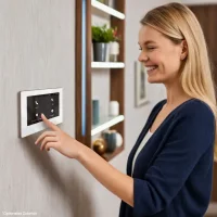 Metzler Kai -ADM10 Audio-Türsprechanlage, 2 Klingeltaster, DB 703 Eisenglimmer