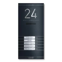 Metzler Kai -ADM10 Audio-Türsprechanlage, 5 Klingeltaster, RAL 7016 Anthrazit