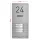 Metzler Kai -ADM10 Audio-Türsprechanlage, 5 Klingeltaster, RAL 9007 Graualuminium