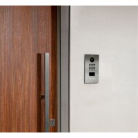 DoorBIrd D2201V IP Video Türsprechanlage, 1 Einheit, 1 Ruftaste, Edelstahl V4A, Edelstahl V4A (salzwasser- und flugrostbeständig), gebürstet