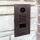 DoorBIrd D2201V IP Video Türsprechanlage, 1 Einheit, 1 Ruftaste, Edelstahl V4A, Bronze-Optik als PVD-Beschichtung, Edelstahl, gebürstet