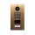 DoorBIrd D2201V IP Video Türsprechanlage, 1 Einheit, 1 Ruftaste, Echtes Messing brüniert