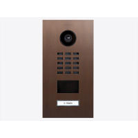 DoorBIrd D2201V IP Video T&uuml;rsprechanlage, 1 Einheit, 1 Ruftaste, Baubronze