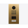 DoorBIrd D2201V IP Video Türsprechanlage, 1 Einheit, 1 Ruftaste, Gold-Optik als PVD-Beschichtung, Edelstahl, gebürstet
